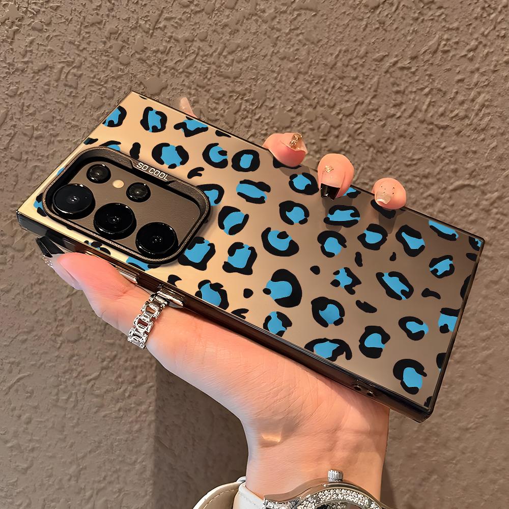 Bright Blue Leopard Spots Phon - đánh giá và giá Matte Pc Case
