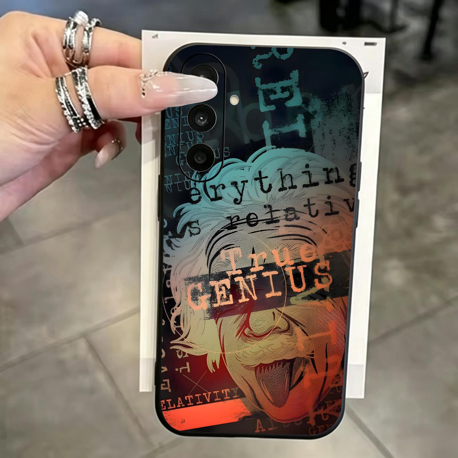 scientist Albert Einstein Phon - đánh giá và giá Matte Pc Case