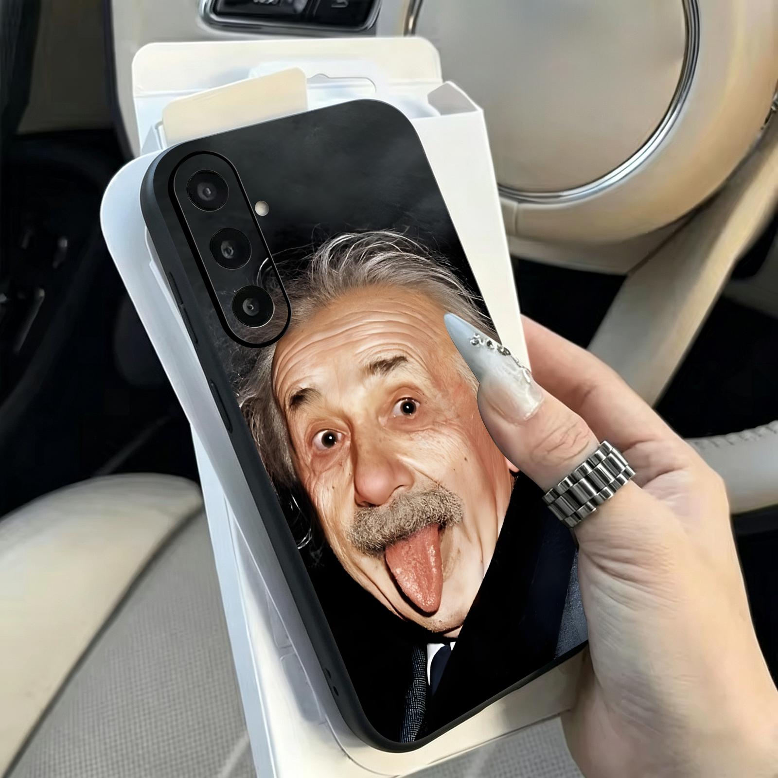 scientist Albert Einstein Phon - đánh giá và giá Matte Pc Case